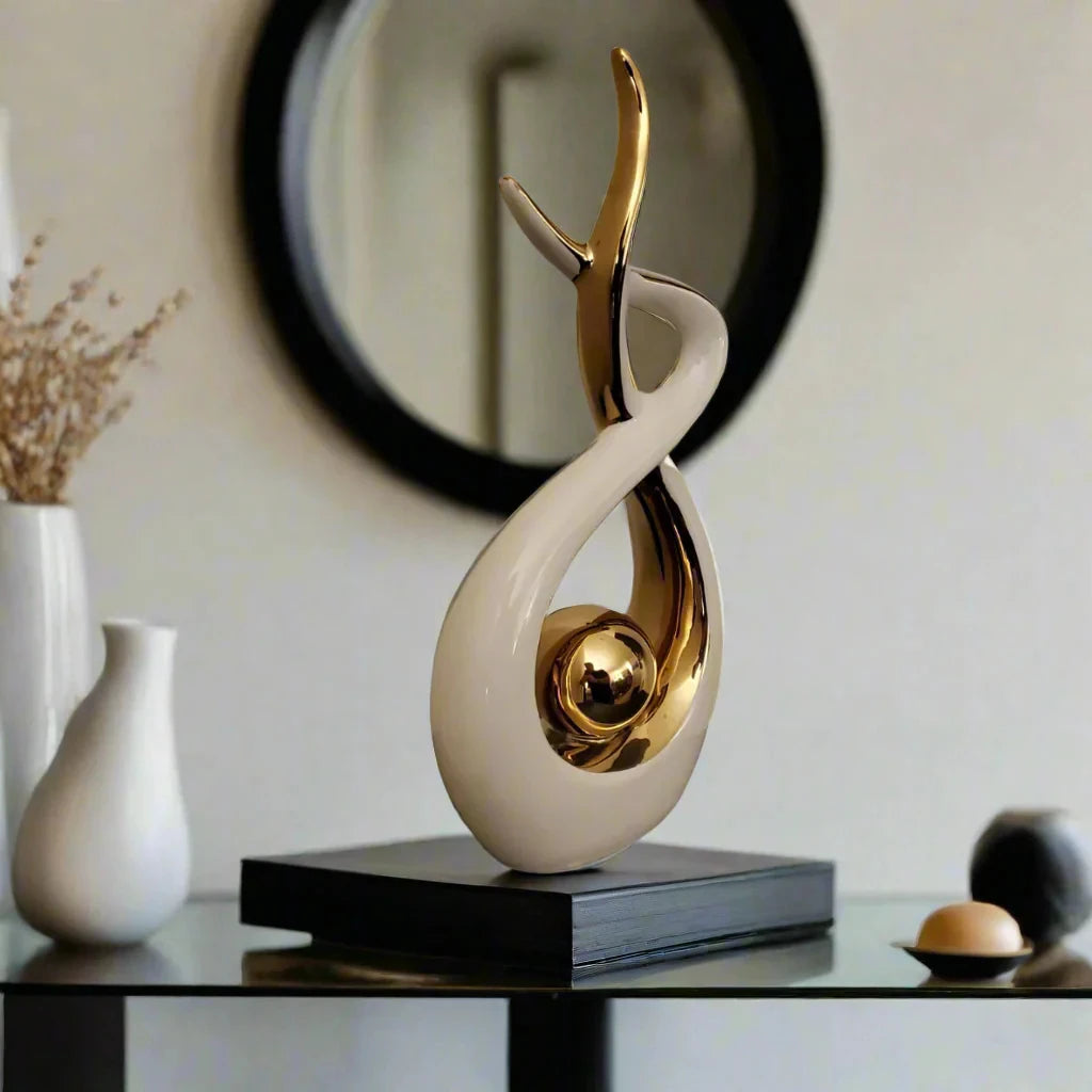 Whispers of Artistry Ceramic Art Decor Modern Home Accent