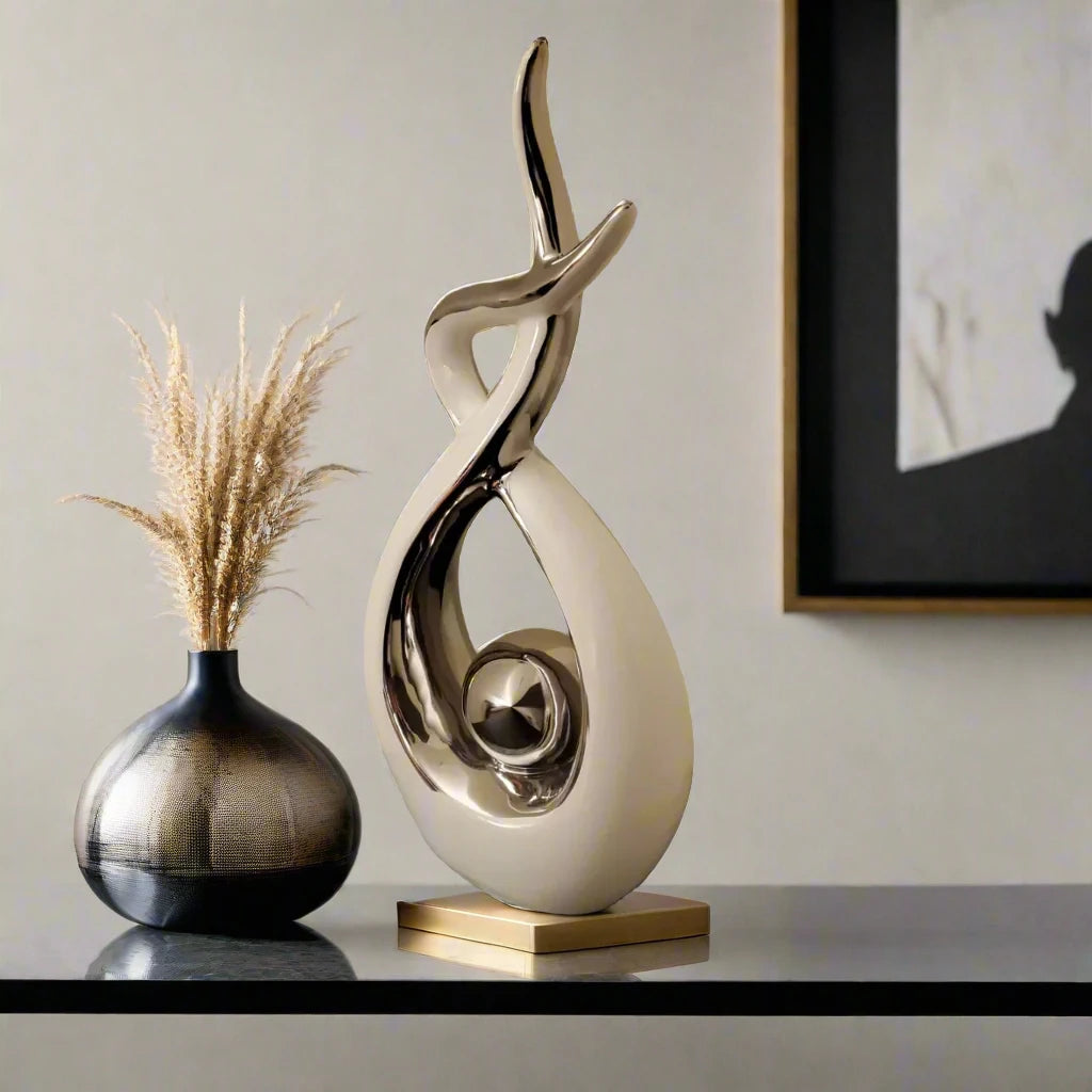 Whispers of Artistry Ceramic Art Decor Modern Home Accent