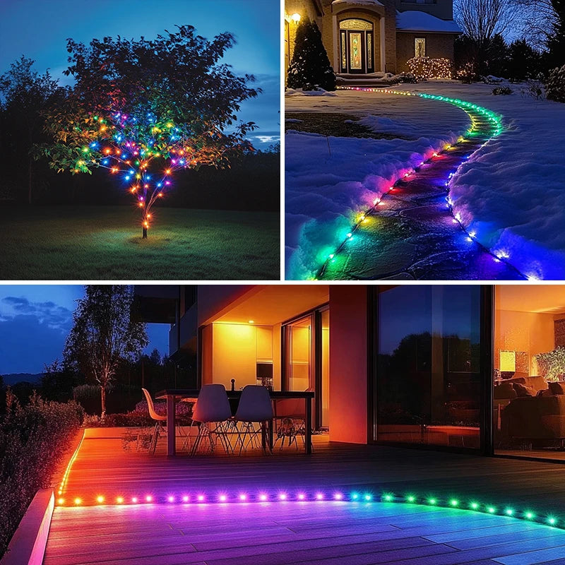 Outdoor Courtyard LED Lights for Illumination and Decoration at Birthday Parties and Weddings