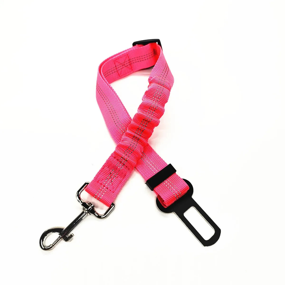 Pet Dog Car Seat Belt Retractable Buffer Elastic Reflective Safety Traction Rope Leash Harness Dog Accessories Supplies