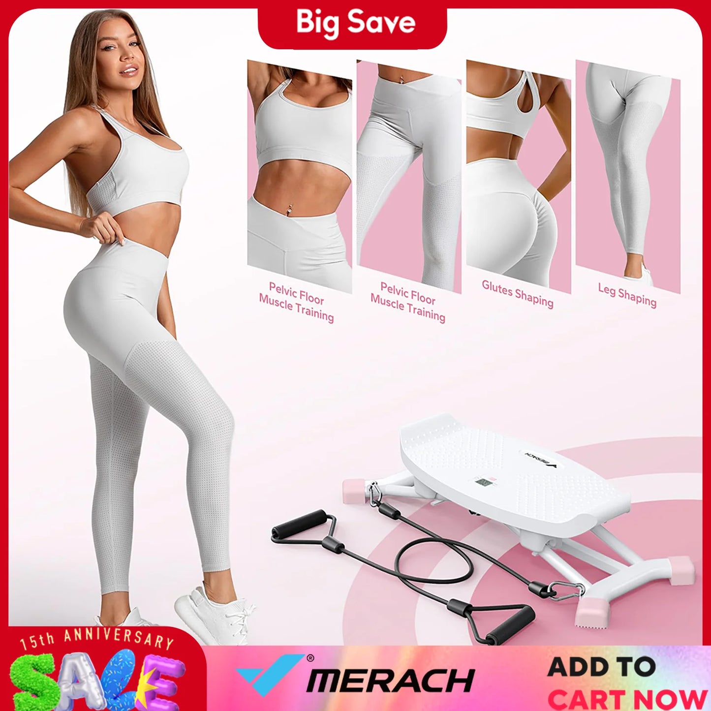 Merach Ski Machine Simulated Ski Training Cardio Exercise