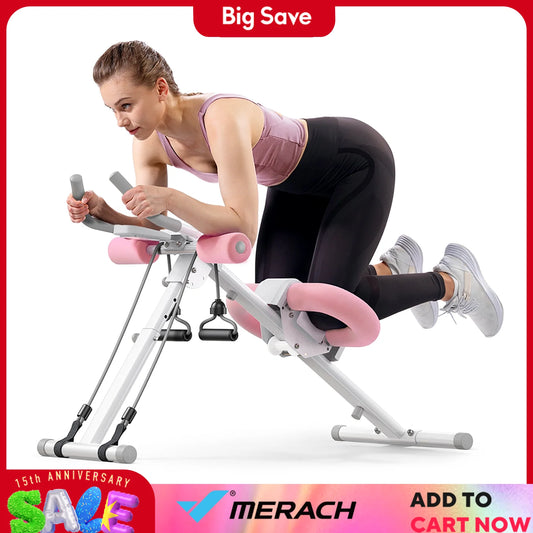 Merach Abdominal Trainer Adjustable Foldable Core Workout
