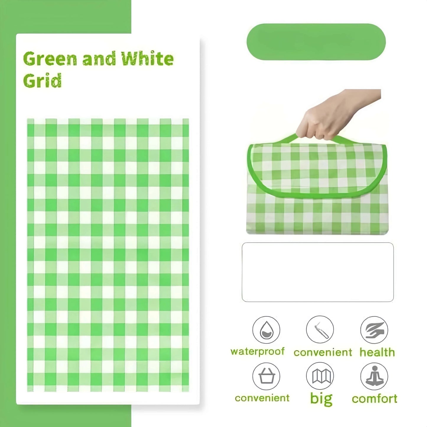 Outdoor Camping Picnic Blanket Waterproof Mat Tent Cushion Lawn Mat for Outings and Picnics
