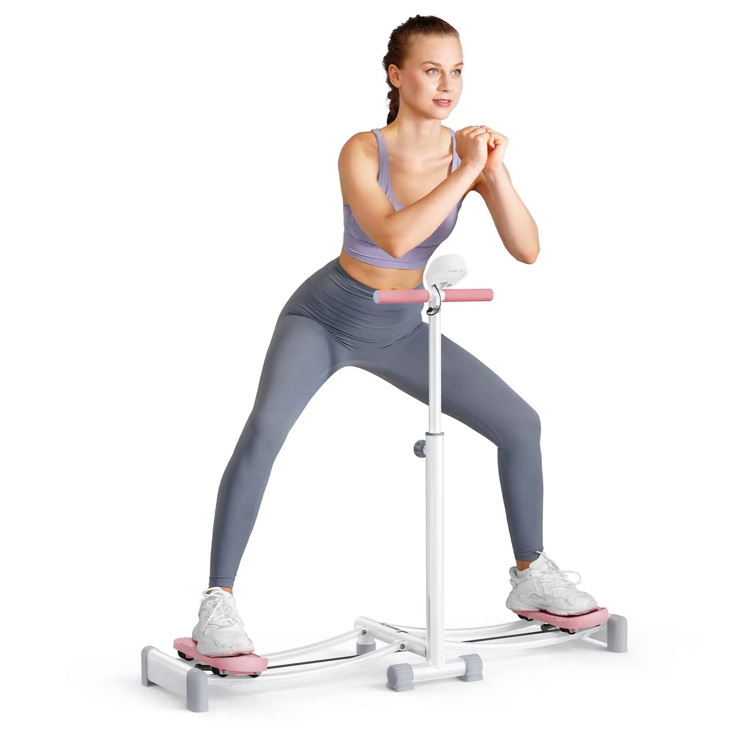 MERACH Ski Machine Simulated Ski Trainer Adjustable Height