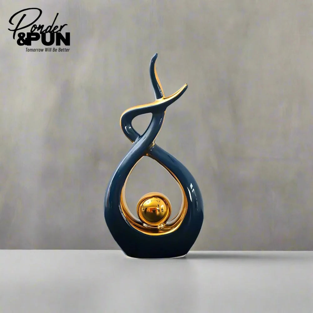 Whispers of Artistry Ceramic Art Decor Modern Home Accent