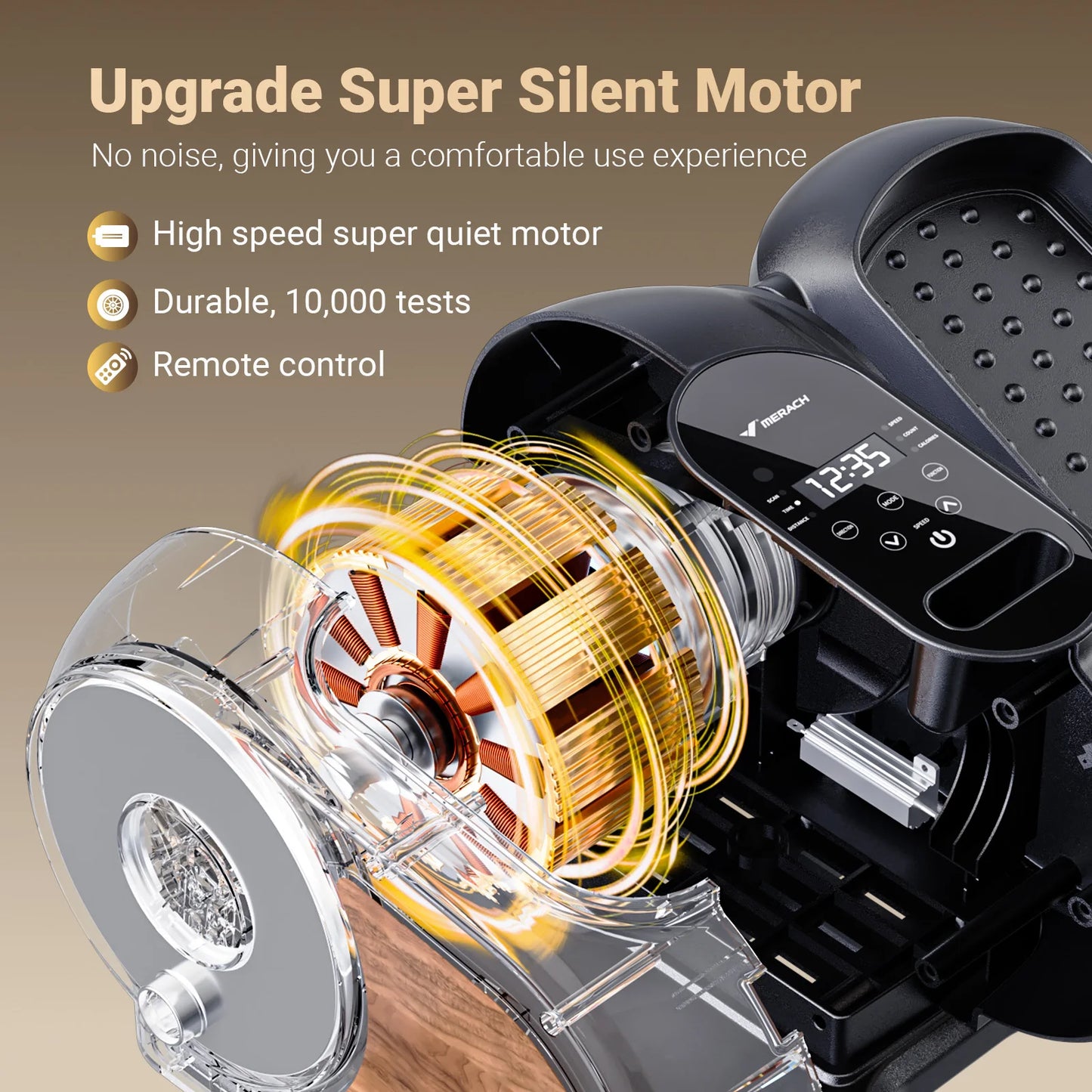Merach Under Desk Elliptical Pedal Exerciser For Seniors