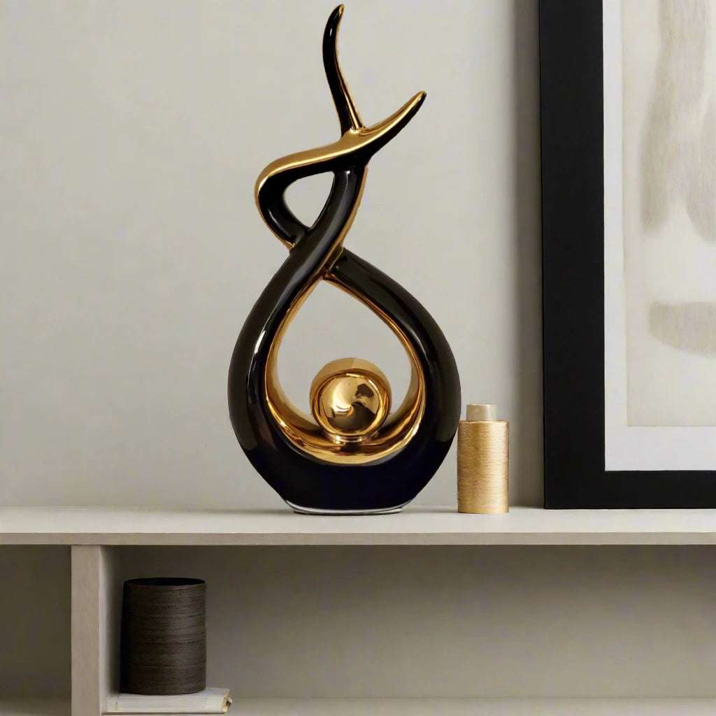 Whispers of Artistry Ceramic Art Decor Modern Home Accent