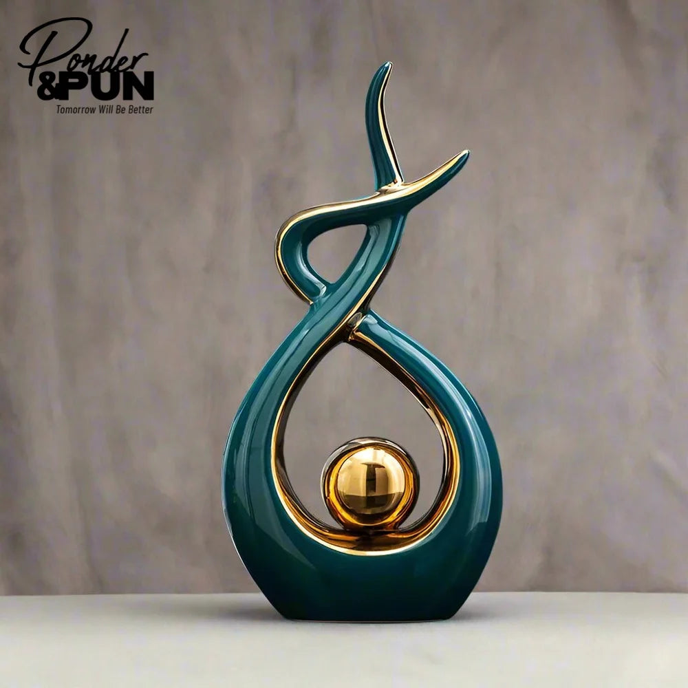 Whispers of Artistry Ceramic Art Decor Modern Home Accent