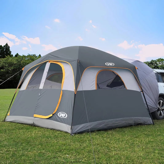 Tent For Camping 6 Person SUV Tailgate Tent Easy Set Up With Rainfly 10x9x78in Height