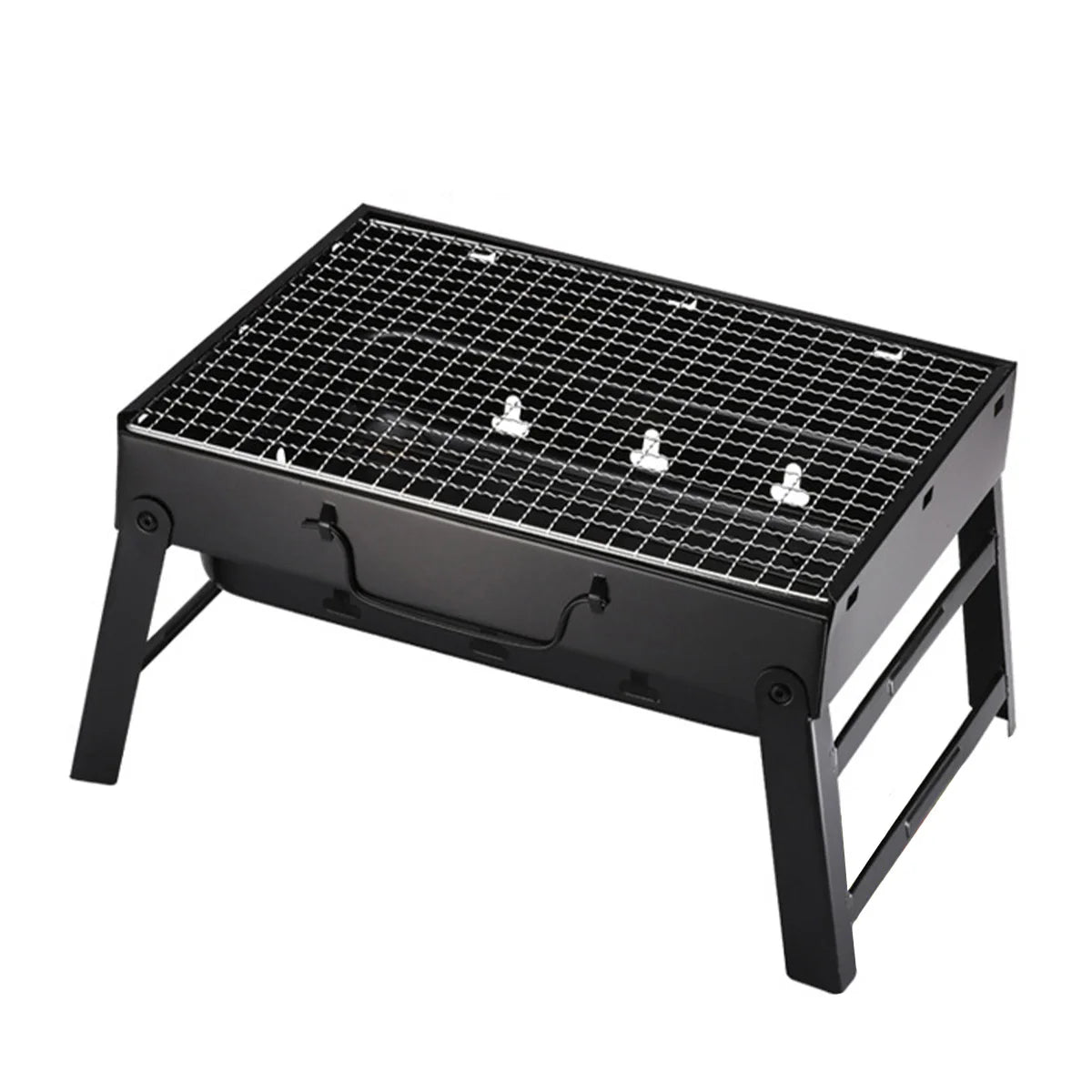 Portable Charcoal BBQ Grill Stainless Steel Mini Tool Kit