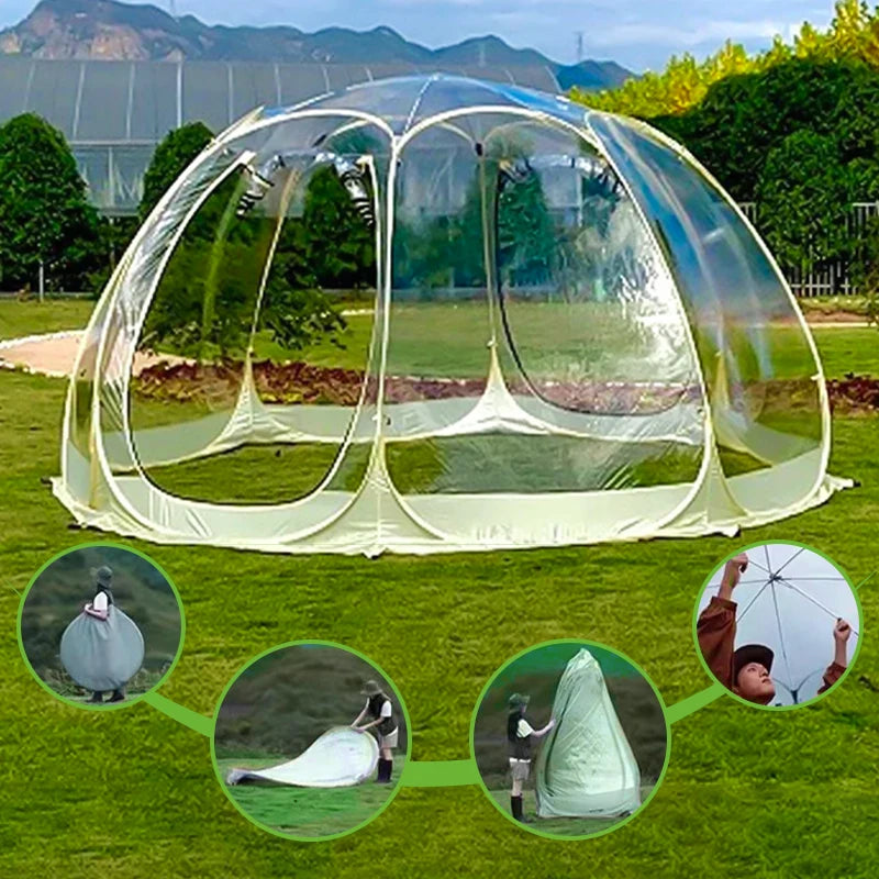 Outdoor Dome Starry Sky Tent For Stargazing 4 To 8 Persons