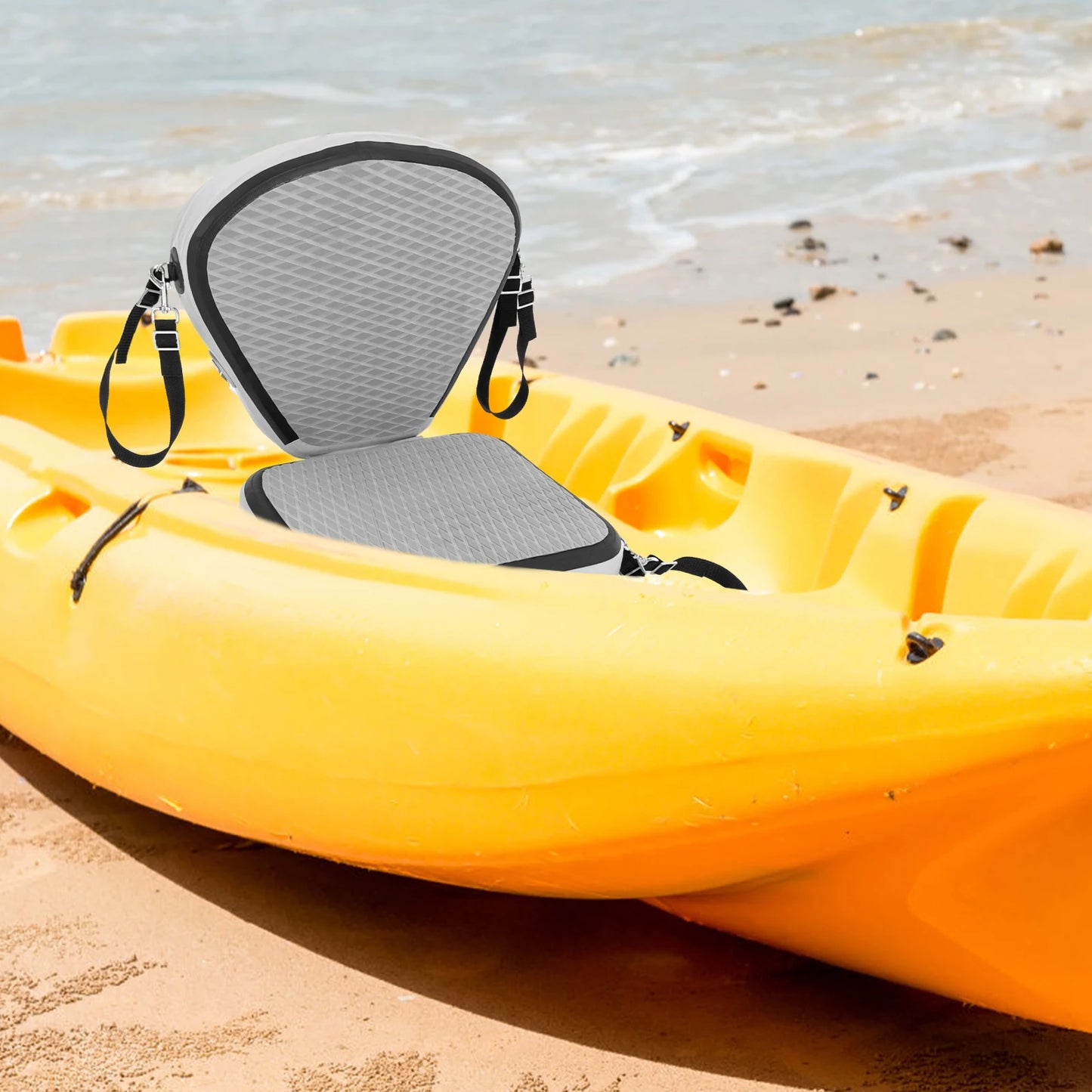 EVA Padded Kayak Seat Cushions Grey for Comfort on Kayak