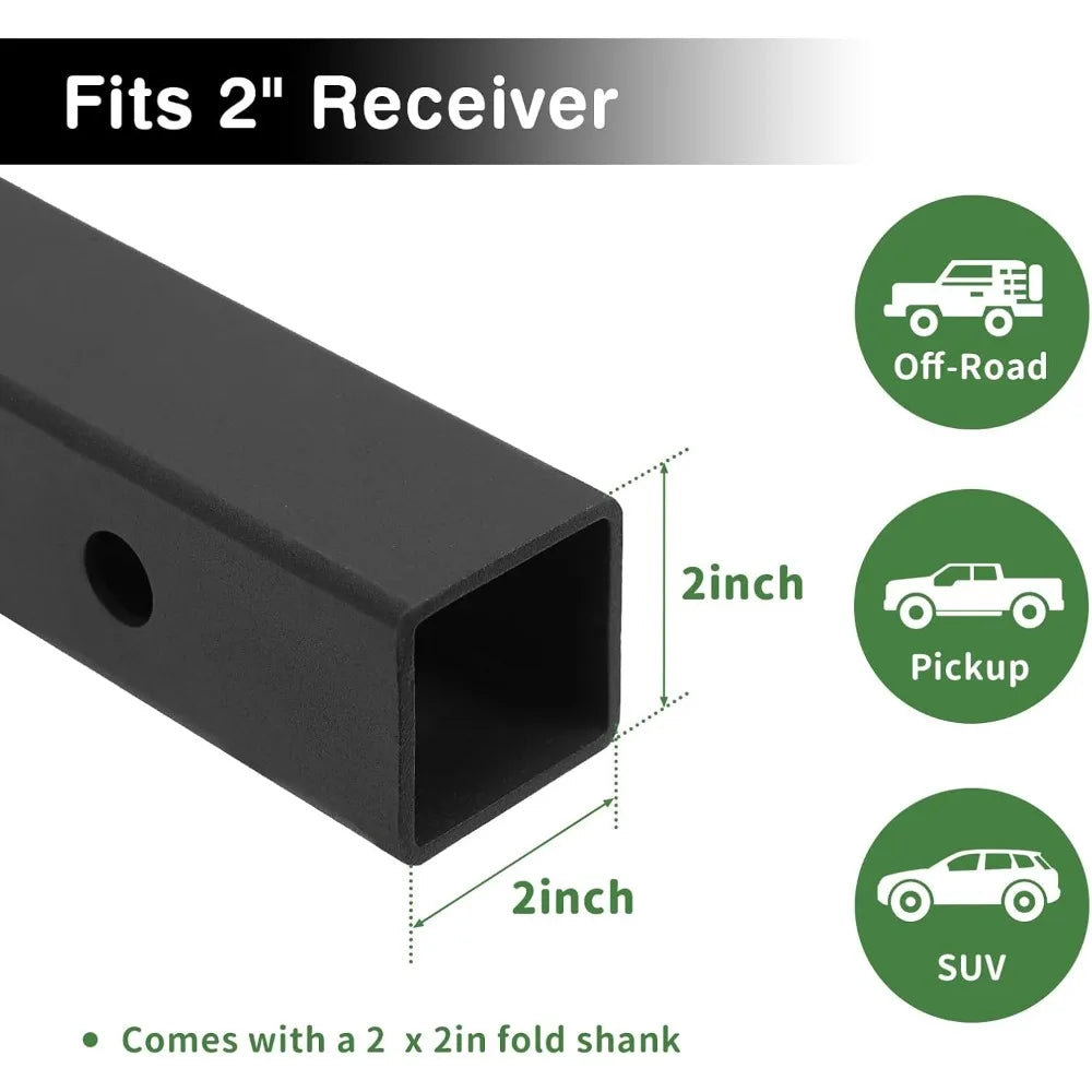 Trailer Hitch Cargo Carrier Rack Folding Mount For SUV RV