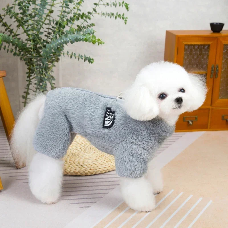 Winter Overalls Dogs Maltese Clothes Zipper Coat Cats for Bulldog Warm Dogs with Chihuahua NEW Jumpsuit Pet Jacket Small Onesies