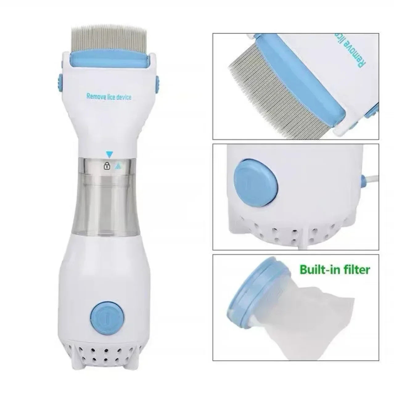 Pet Electric Lice Grabber Comb Multifunctional Flea Removal Brush for Dogs and Cats Hair Cleaner