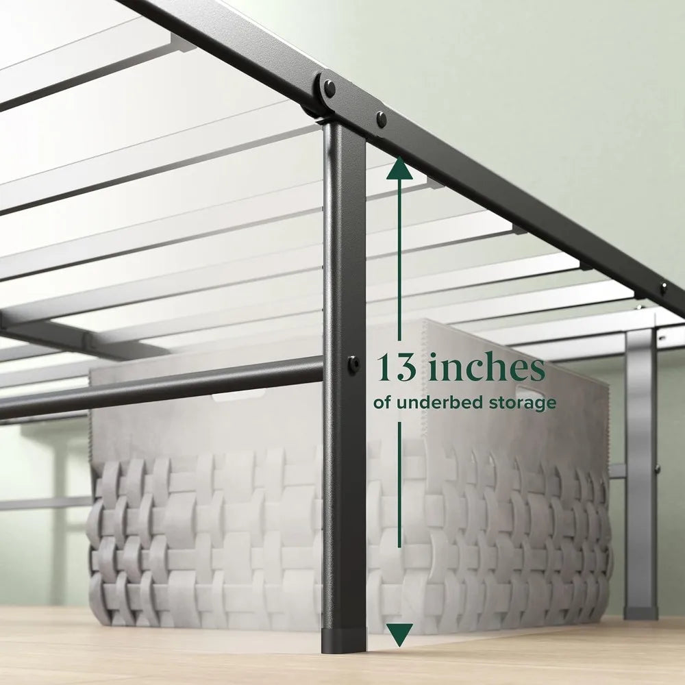14 Inch Queen Metal Bed Frame Easy Assembly SmartBase