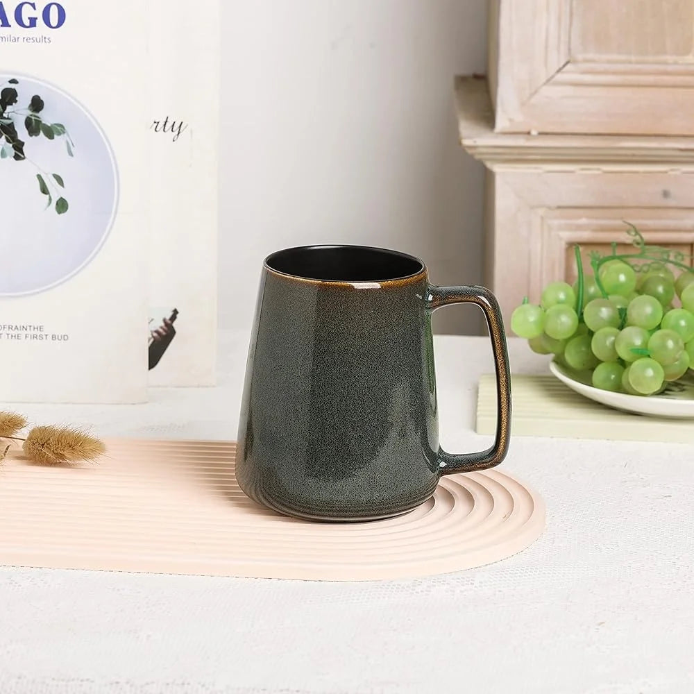 Large Ceramic Coffee Mugs 24oz Extra Large Handle Design Dishwasher Microwave Safe Unique Glaze Ideal for Home and Office Gifts