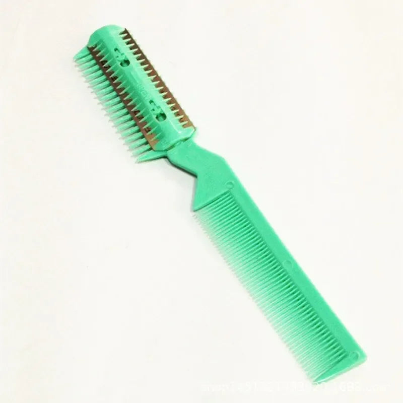 Razor Grooming Comb for Cats and Dogs with Stainless Steel Blades Thinning Hairbrush Pet Trimmer and Cutting Tool