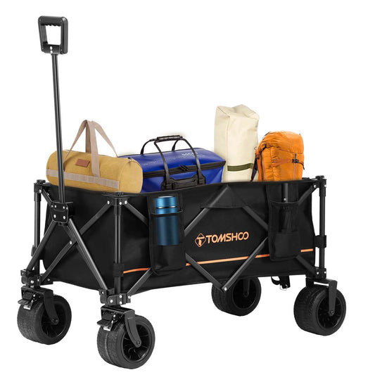 Tomshoo Collapsible Folding Wagon All Terrain Utility Wagon
