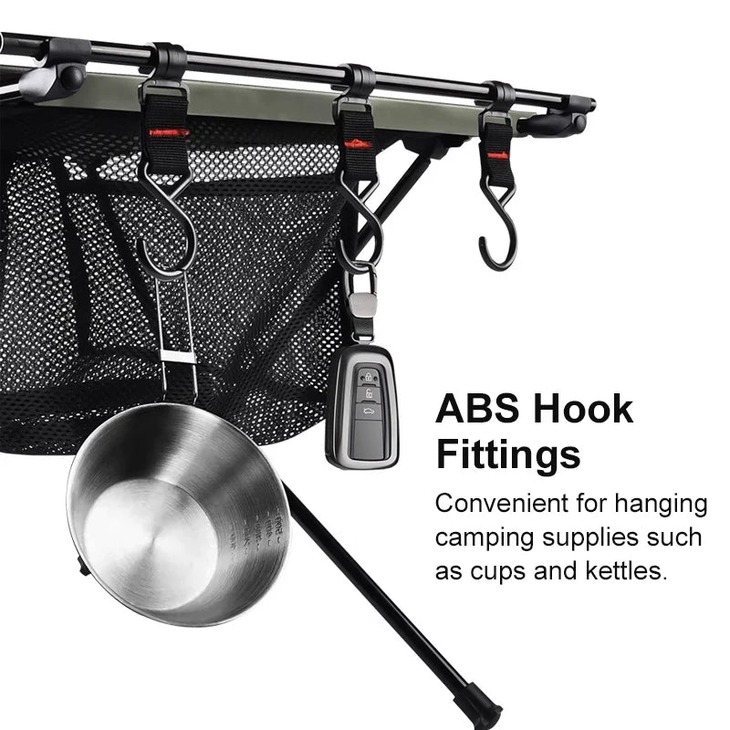 Westtune Folding Aluminum Camping Table Lightweight Portable Outdoor Picnic BBQ Hiking Table with Storage Mesh Bag