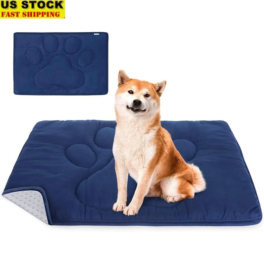 Anti Slip Dog Crate Mat Washable Kennel Pad Comfortable Sleeping Mat for Pets Furniture and Car Seat Protection
