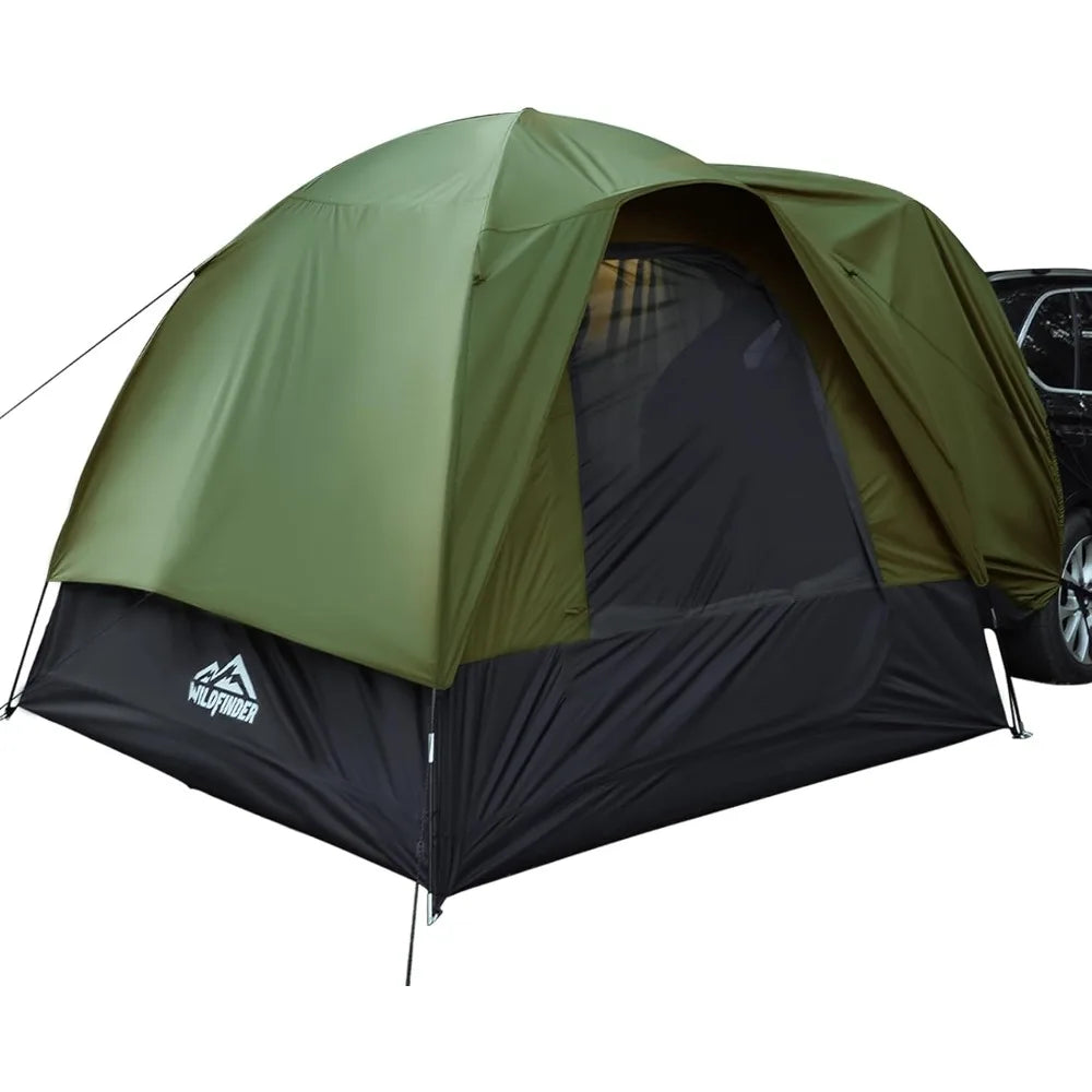 SUV Tent for Camping with Rainfly Waterproof PU3000mm Double Layer Design Car Tents for Camping SUV Tailgate Tent