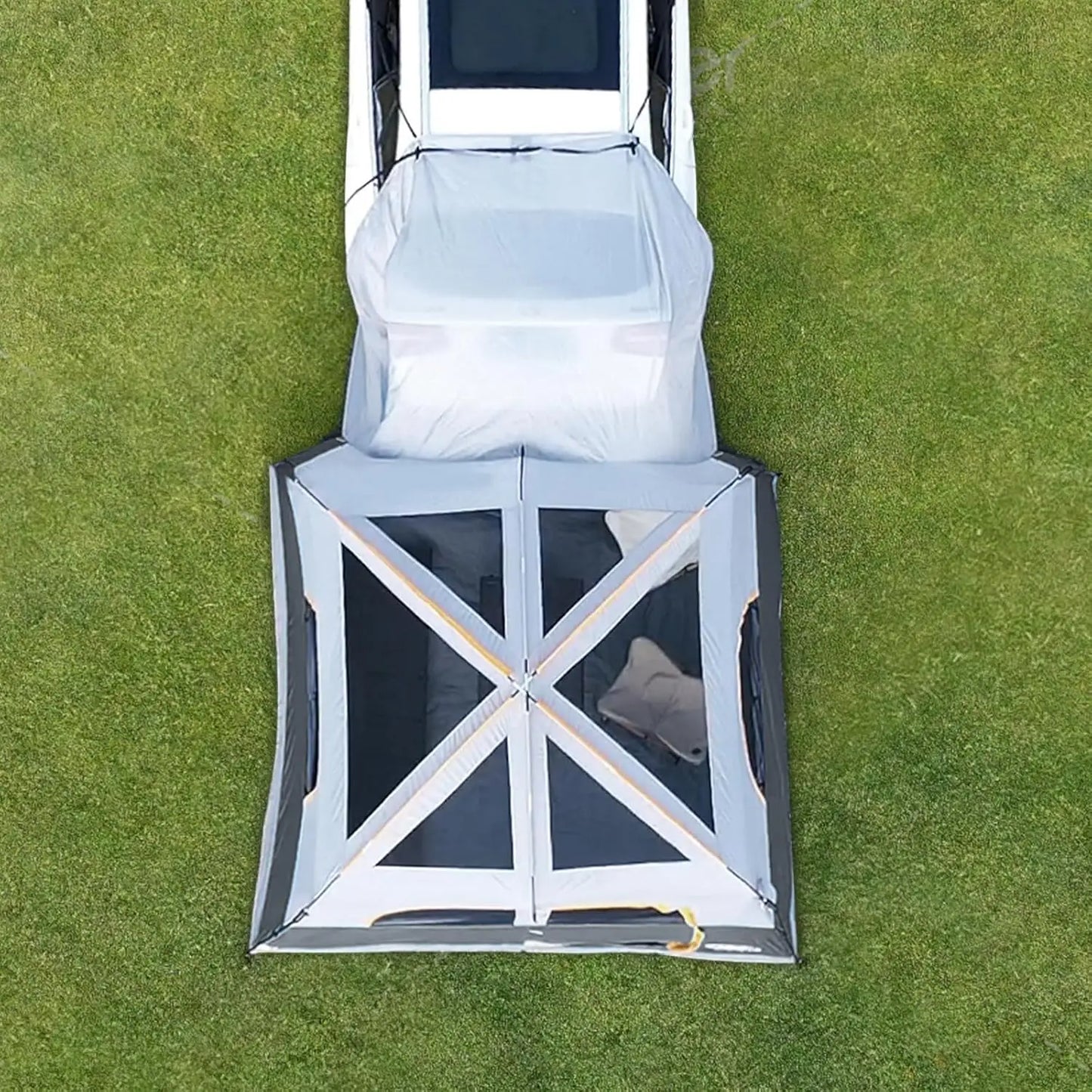 Tent For Camping 6 Person SUV Tailgate Tent Easy Set Up With Rainfly 10x9x78in Height