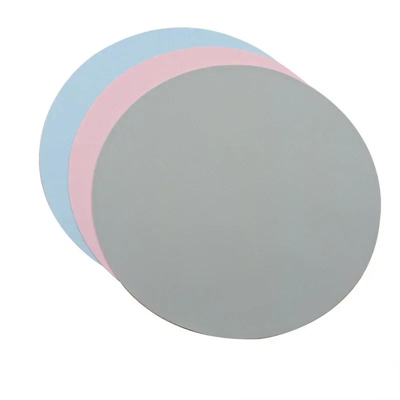 Mat Spill Proof Pet Bowl Silicone Feeding Anti Slip Cat Shaped Fountain Feeder Round Accessories for Dogs and Cats