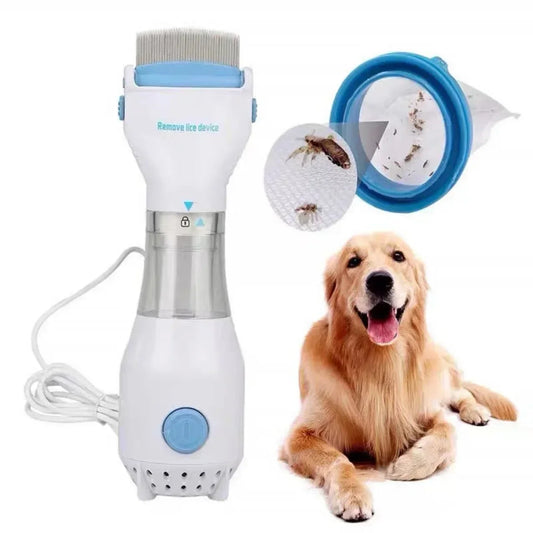 Pet Electric Lice Grabber Comb Multifunctional Flea Removal Brush for Dogs and Cats Hair Cleaner