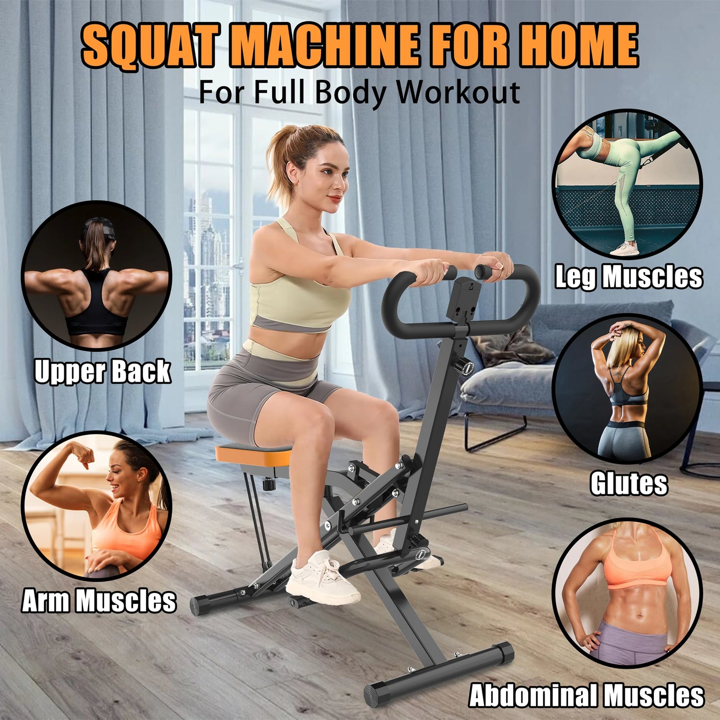 Squat Machine Gluteus Maximus Training Resistance Band