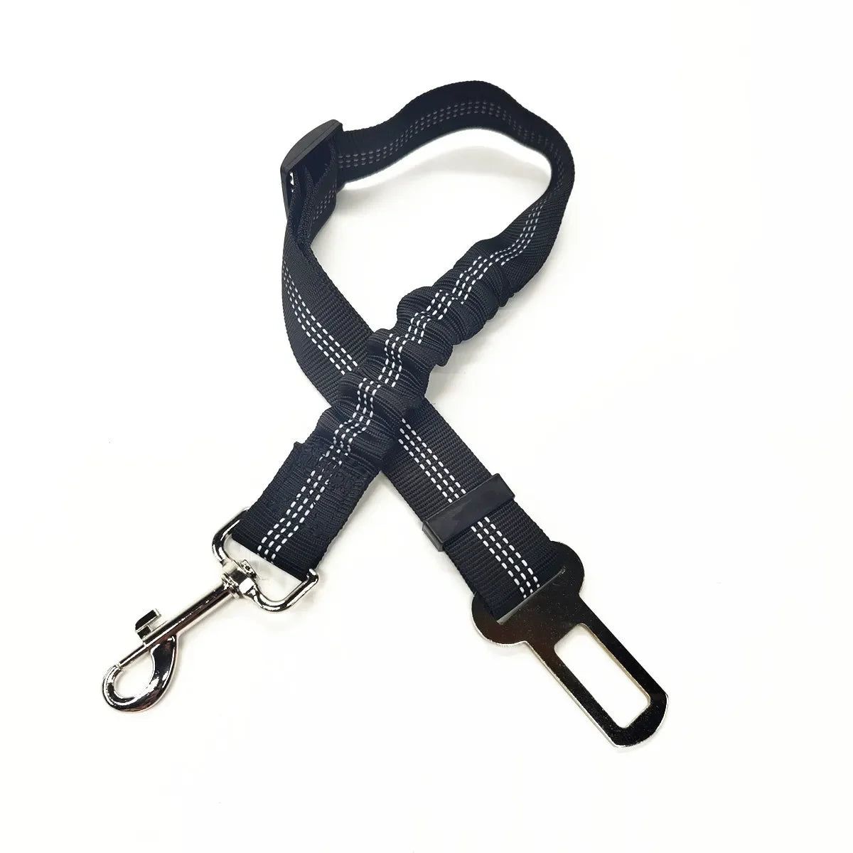 Pet Dog Car Seat Belt Retractable Buffer Elastic Reflective Safety Traction Rope Leash Harness Dog Accessories Supplies