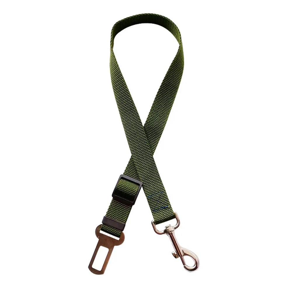 Pet Dog Car Seat Belt Retractable Buffer Elastic Reflective Safety Traction Rope Leash Harness Dog Accessories Supplies