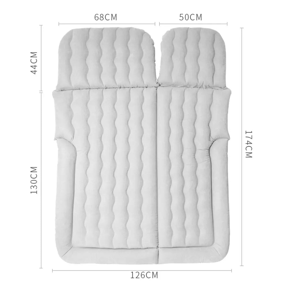 Portable SUV Travel Air Mattress Cushion Inflatable Car Bed Mattress with 2 Pillows Outdoor Camping Cushion