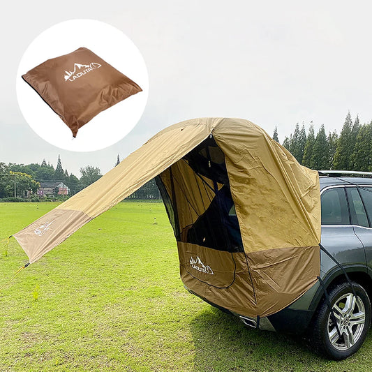 Car Trunk Tent Tailgate Shade Awning Rainproof Camping Tent