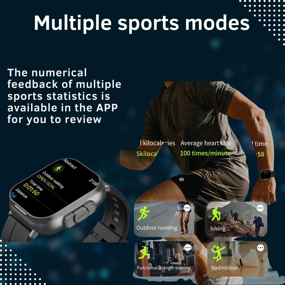 D8 2 In 1 Smartwatch And Earbuds NFC Music Control Sleep Monitor Fitness Tracker For iPhone And Android