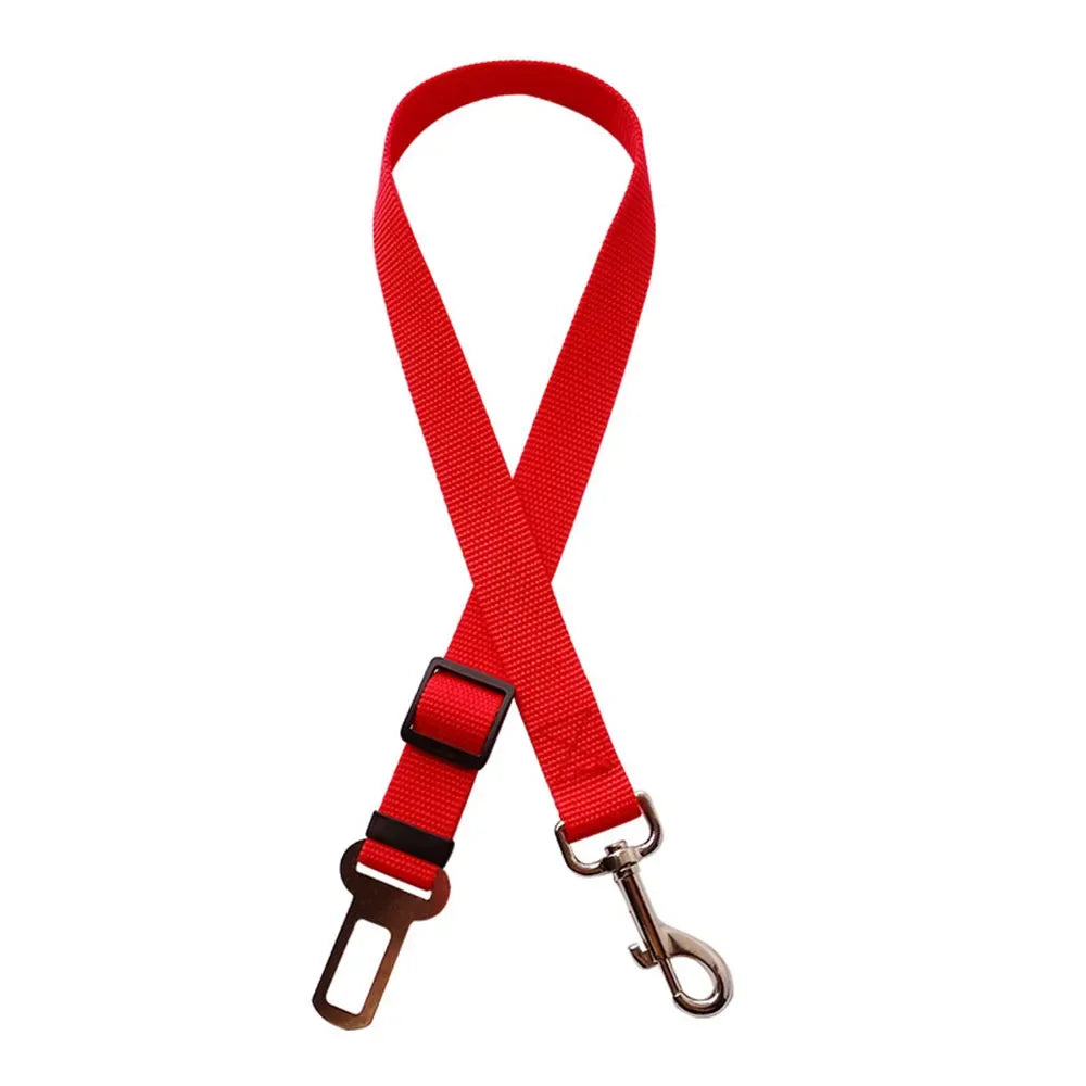 Pet Dog Car Seat Belt Retractable Buffer Elastic Reflective Safety Traction Rope Leash Harness Dog Accessories Supplies