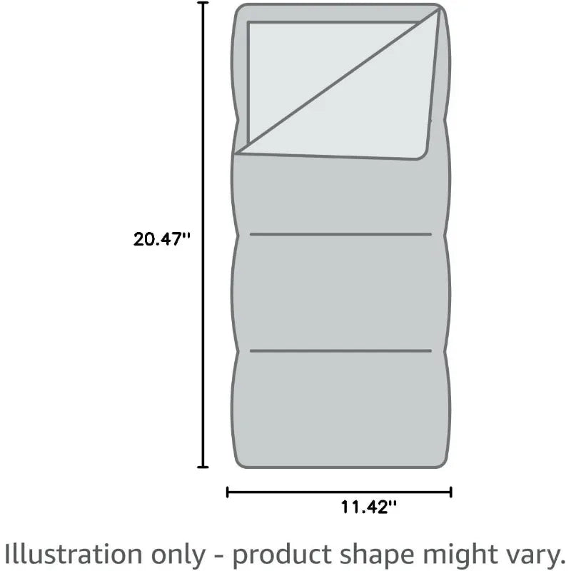 Coleman Heritage Big and Tall Cold Weather Sleeping Bag 10 Degree Fahrenheit Camping Sleeping Bag for Adults Comfortable