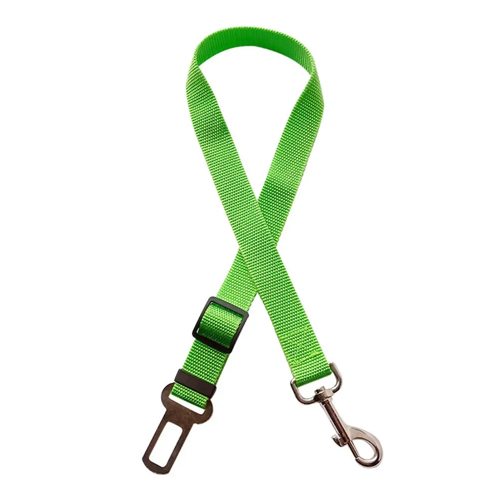 Pet Dog Car Seat Belt Retractable Buffer Elastic Reflective Safety Traction Rope Leash Harness Dog Accessories Supplies
