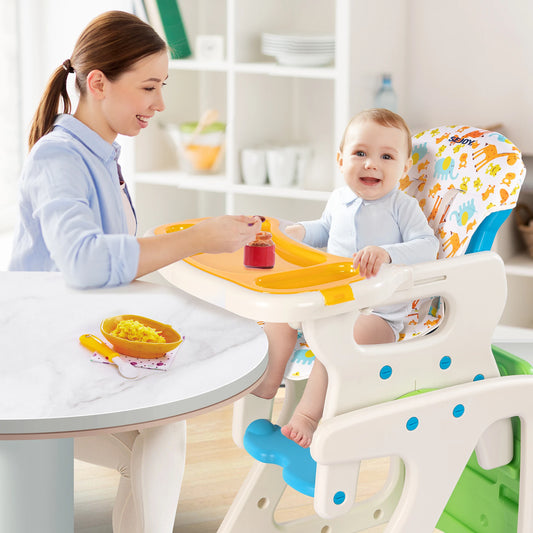 Sejoy High Chair for Baby Toddler Chair Highchairs with Adjustable Seat Back Detachable Seat Cushion for Baby Infants Toddlers