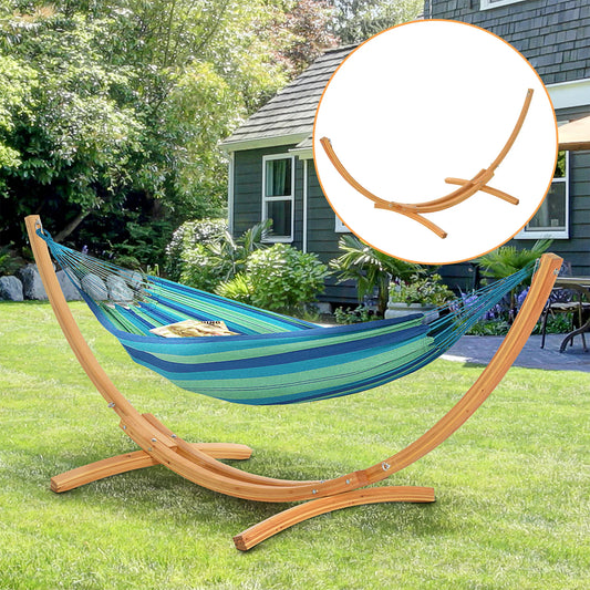 Outsunny 11 Foot Wooden Hammock Stand Universal Fit Garden Picnic Camp Accessories