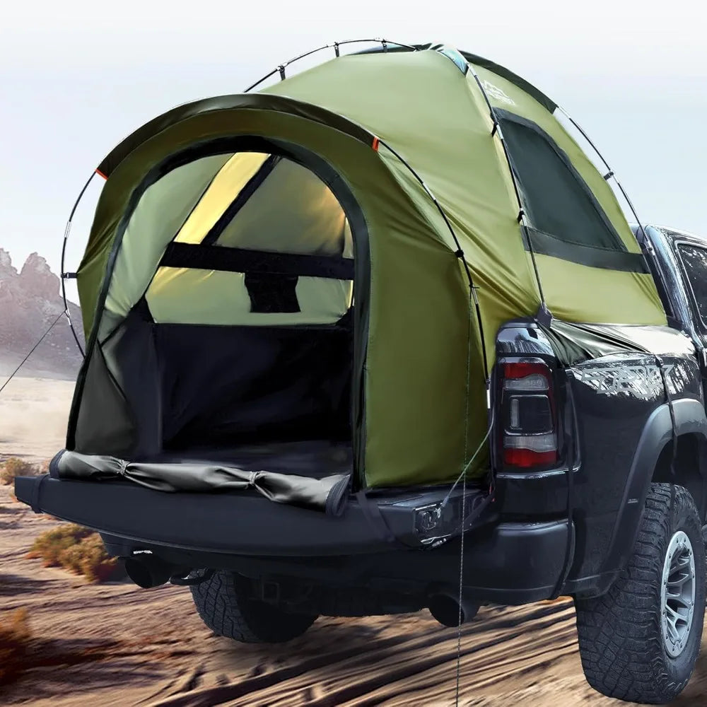 Waterproof Truck Tent For Pickup Bed 3000mm PU 2 To 3 Person