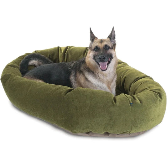 Shredded Memory Foam Orthopedic Dog Bed for Extra Large Dogs 52x35x11 Inch with Removable Washable Cover