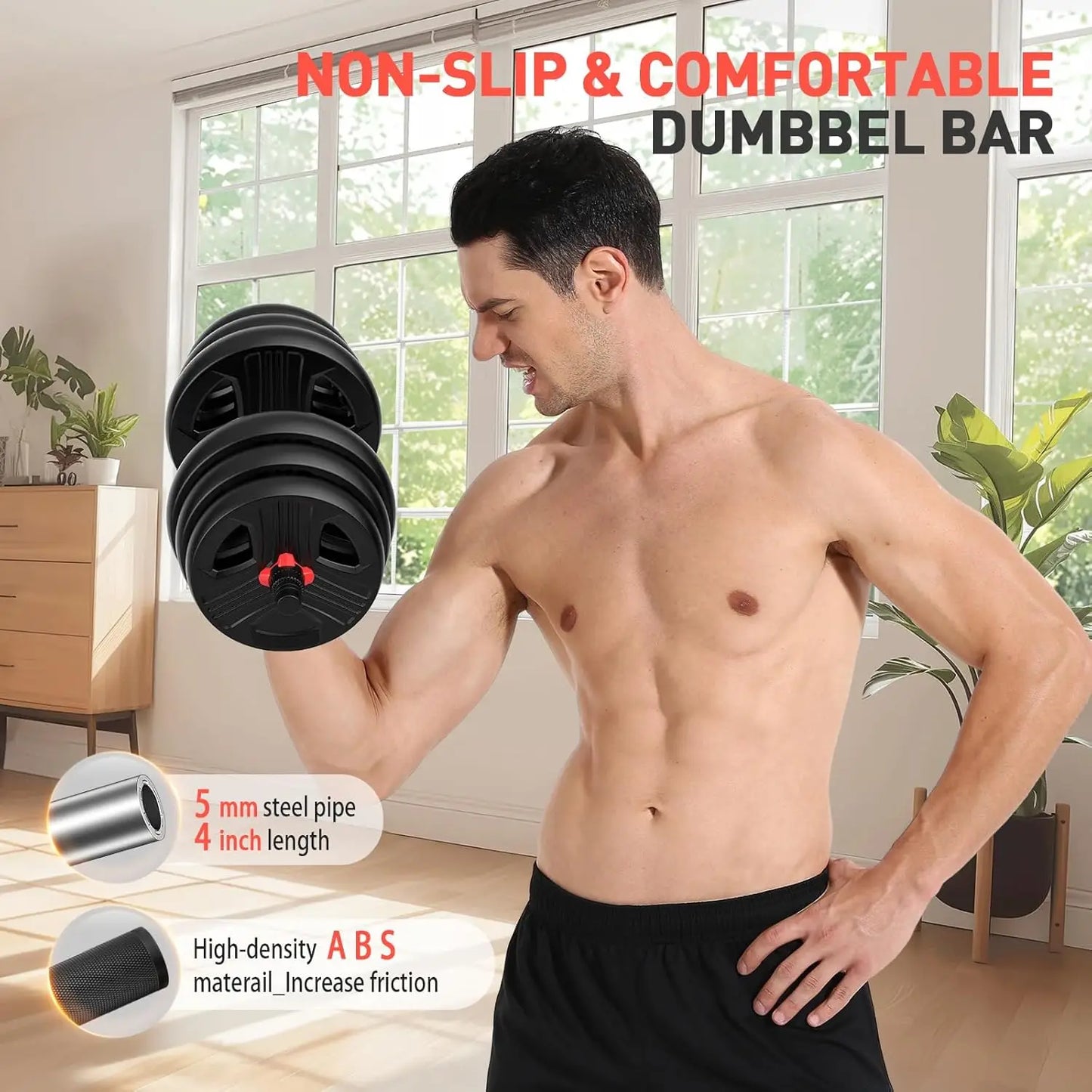 Adjustable Dumbbells 30 40 80 Lbs 3 In 1 Kettlebell Barbell