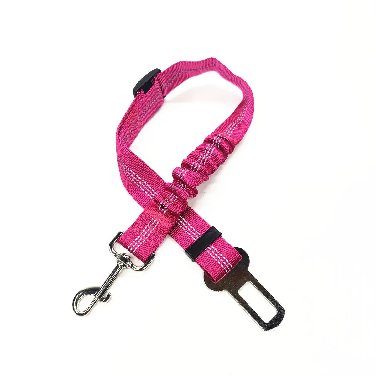 Pet Dog Car Seat Belt Retractable Buffer Elastic Reflective Safety Traction Rope Leash Harness Dog Accessories Supplies