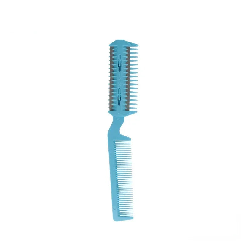 Razor Grooming Comb for Cats and Dogs with Stainless Steel Blades Thinning Hairbrush Pet Trimmer and Cutting Tool
