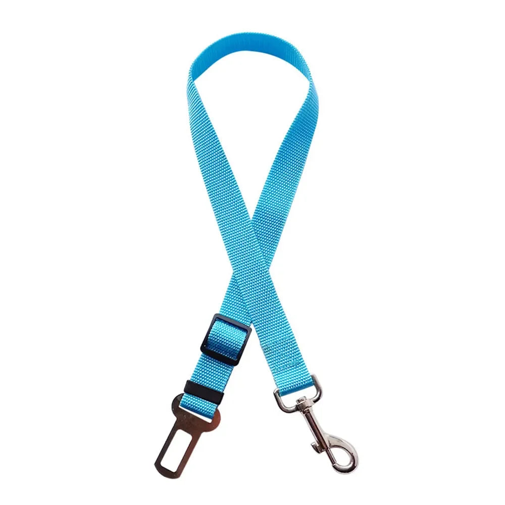Pet Dog Car Seat Belt Retractable Buffer Elastic Reflective Safety Traction Rope Leash Harness Dog Accessories Supplies