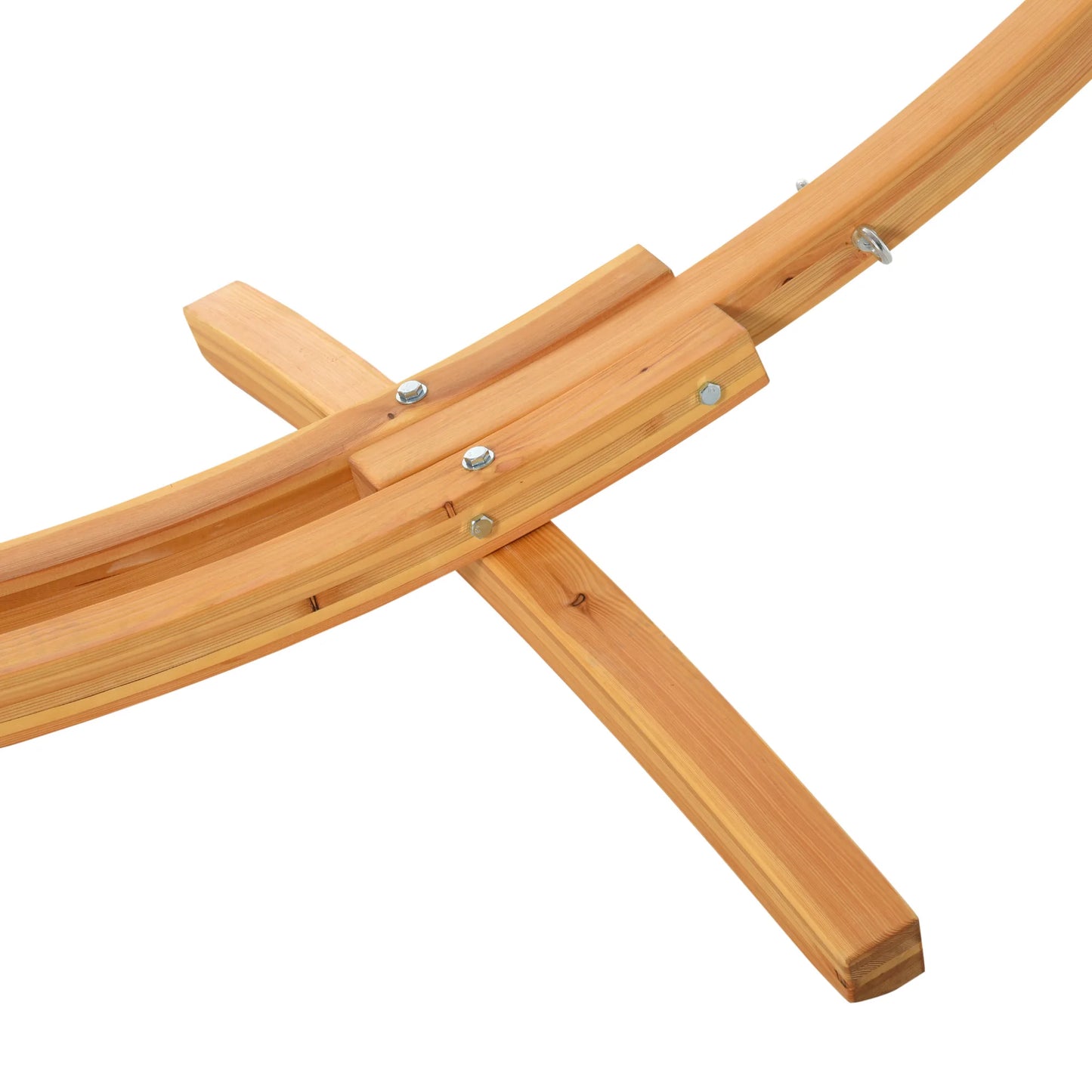 Outsunny 11 Foot Wooden Hammock Stand Universal Fit Garden Picnic Camp Accessories