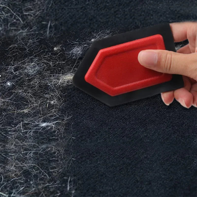 Pet Hair Remover Dog Hair Removal Device Sofa Car Detail Scraper Silicone Brush Pet Supplies