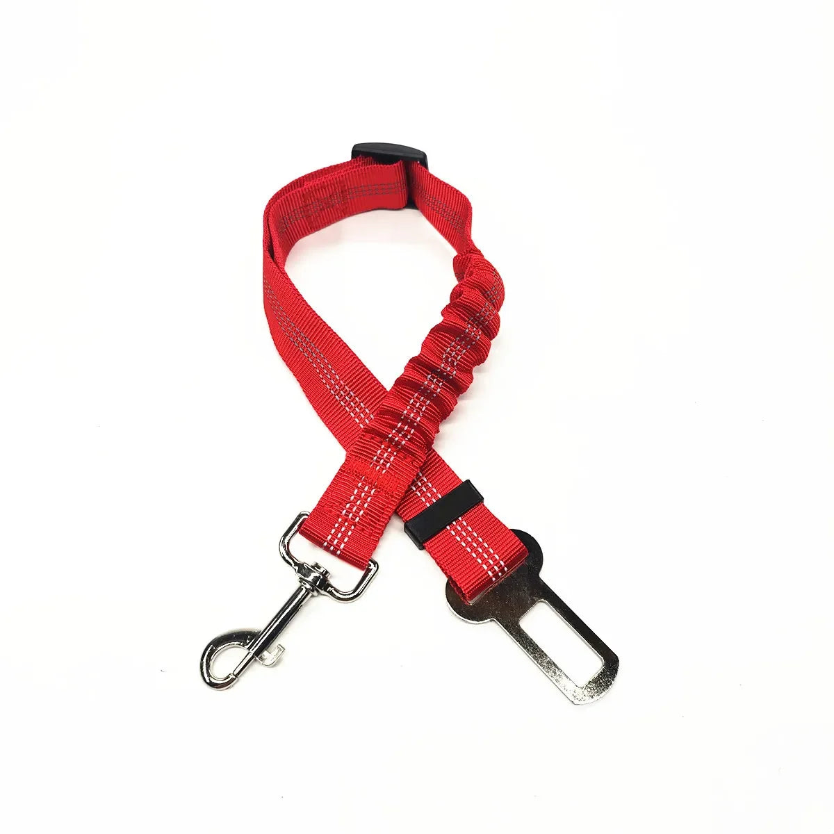 Pet Dog Car Seat Belt Retractable Buffer Elastic Reflective Safety Traction Rope Leash Harness Dog Accessories Supplies