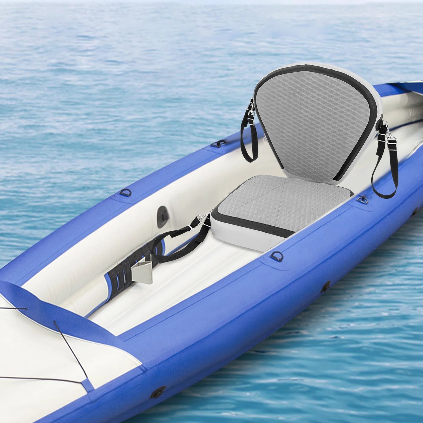 EVA Padded Kayak Seat Cushions Grey for Comfort on Kayak